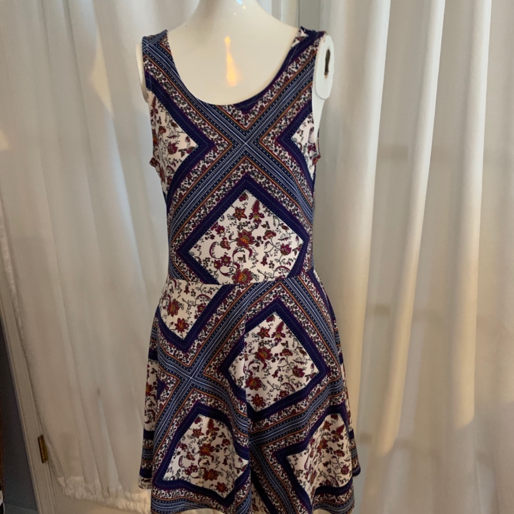 Skater dress floral quilt pattern